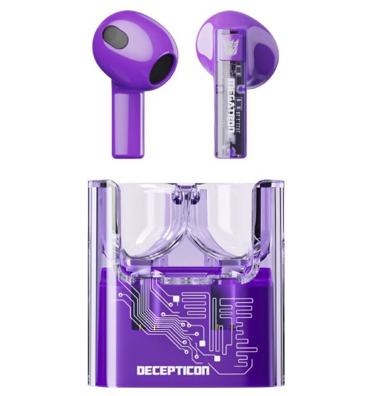 AUDIFONOS AURICULARES ORIGINALES BLUETOOTH INALAMBRICOS BT V5.3, DISTANCIA 10MTS, BATERIA 5H, CARGA EN 1H, TRANSFORMERS AUTHENTIC TF-T08