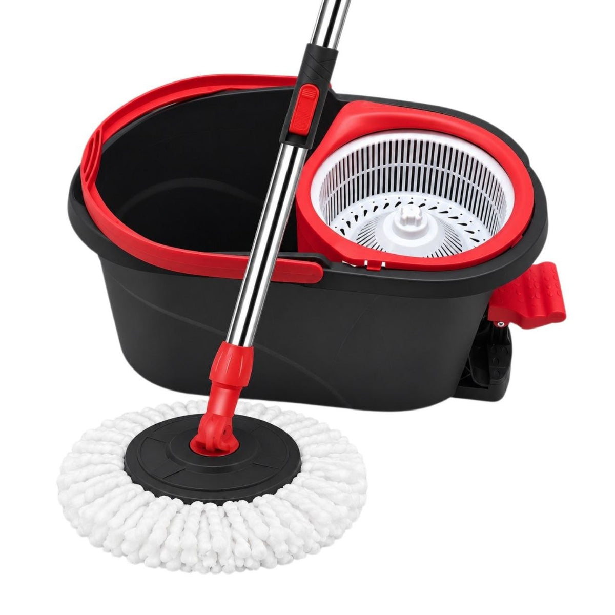 MOPA GIRATORIA 360 SPIN MOP CON BALDE Y CABEZAL DE MICROFIBRA