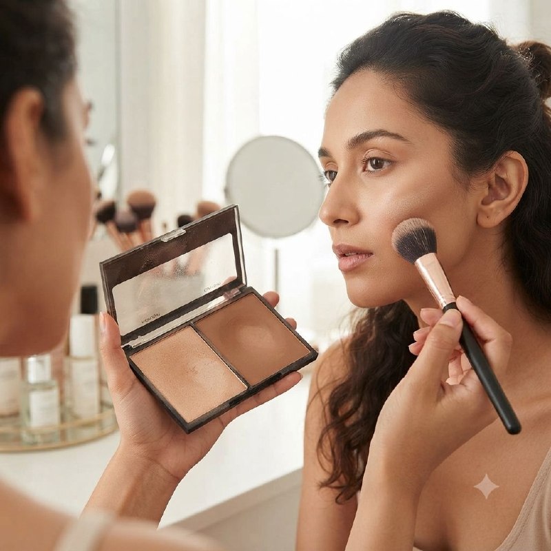 ILUMINADOR EN PALETA CON CONTORNO FORMULA DE MICA DE ALTA CALIDAD BYS COSMETICS 12G