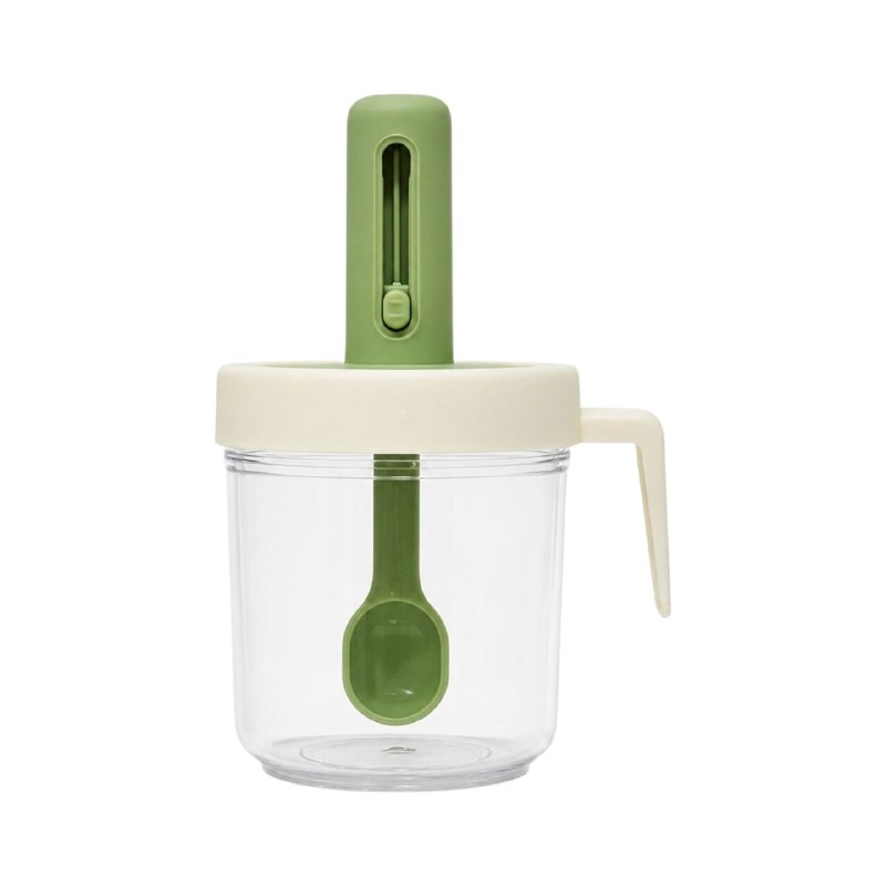 ORGANIZADOR RECIPIENTE FRASCO DE CONDIMENTOS CON CUCHARA EXPANDIBLE, ALMACENA Y DISPENSA ESPECIAS Y CONDIMENTOS EXPASION SEASONING JAR