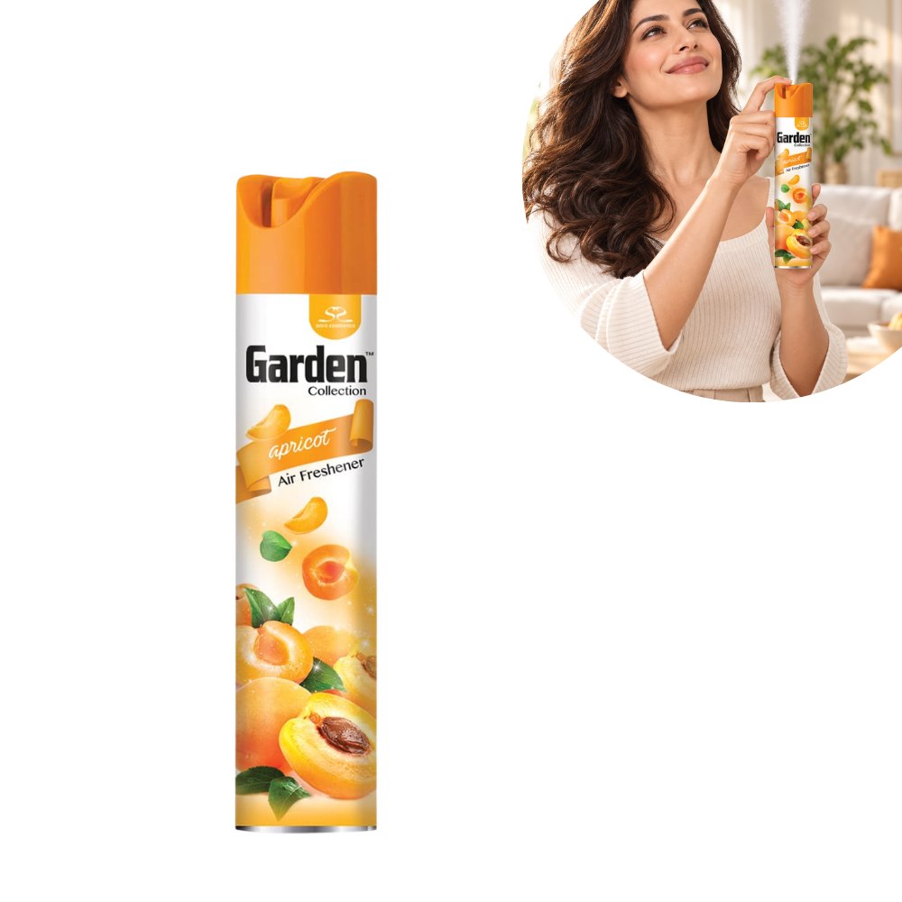 AMBIENTADOR EN AEROSOL CON AROMA A ALBARICOQUE APRICOT GARDEN COLLECTION 300ML
