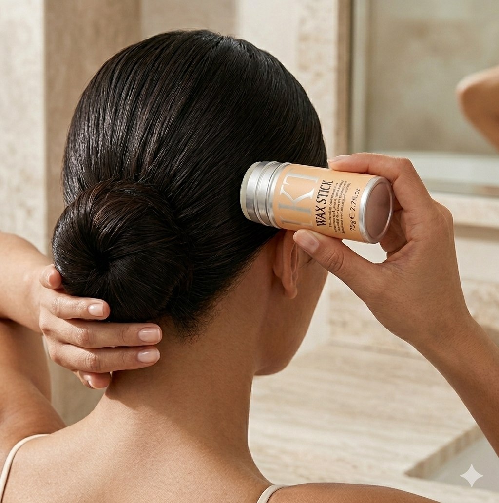 CERA CAPILAR EN BARRA AYUDAR A MOLDEAR Y CONTROLAR EL CABELLO PROPORCIONA FIJACIÓN Y CONTROL IKT WAX STICK 75GM