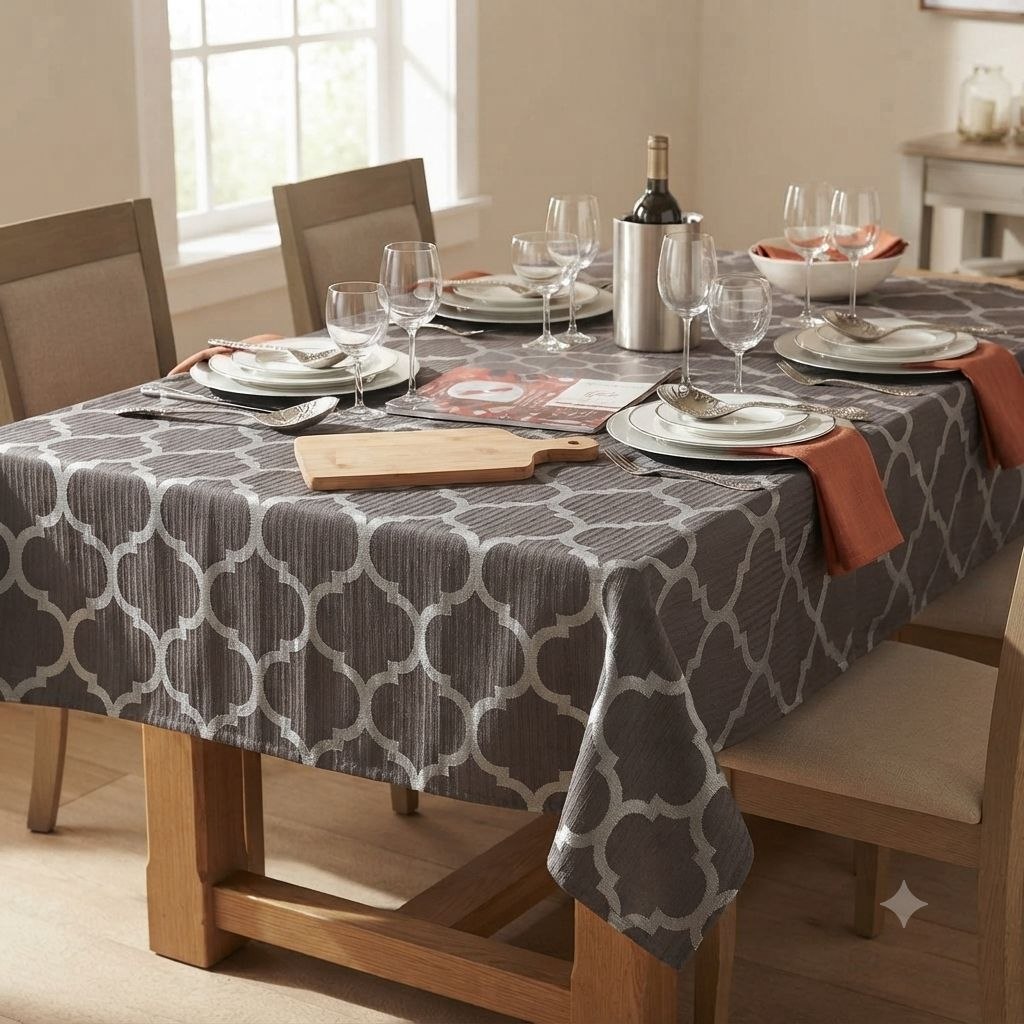 MANTEL DE MESA PROTECCIÓN Y ESTÉTICA UN TOQUE DE ELEGANCIA, CALIDEZ AL HOGAR  SCARLETT CLASSICS 152X264CM
