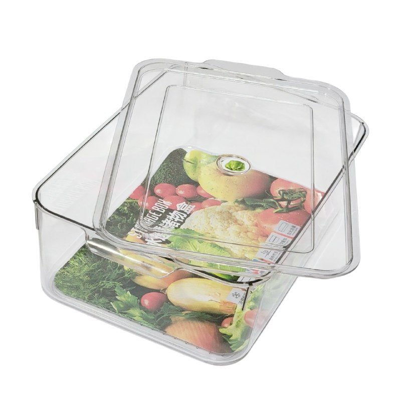 ORGANIZADOR RECIPIENTE DE ACRILICO TRNSPARENTE PARA ALIMENTOS STORAGE BOX 9X21X30CM