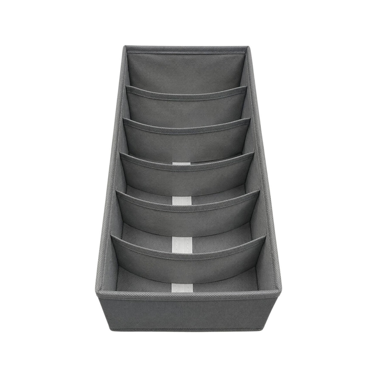 ORGANIZADOR CAJA DE ALMACENAMIENTO DE 6 COMPARTIMIENTOS FIJOS, PARA FAJAS, ROPA INTERIOR, CALCETINES Y MAS