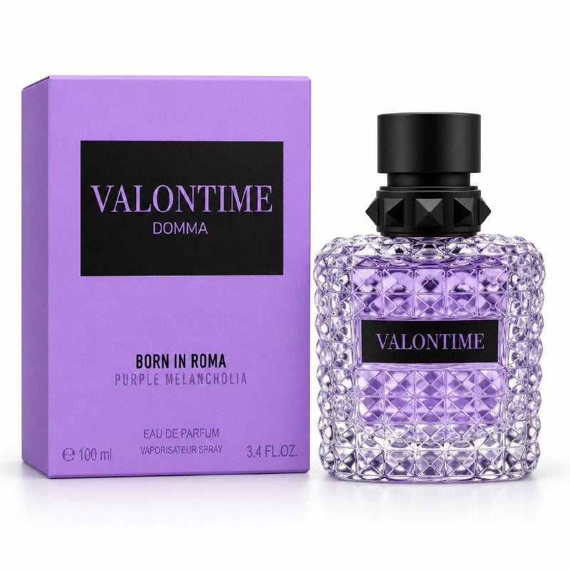 DOMMA BORN IN ROMA PURPLE MELANCHOLIA EDP 100ML (M) (AROMA SIMILAR VALENTINO DONNA BORN IN ROMA PURPLE MELANCHOLIA)