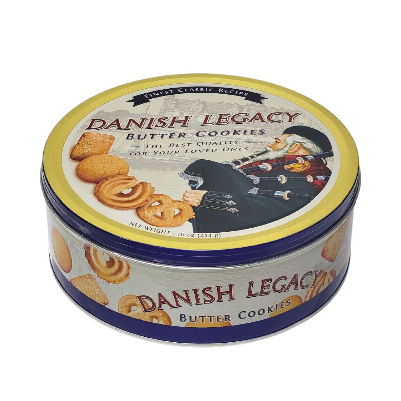 GALLETAS GOURMET CAJA DE GALLETAS DE MANTEQUILLA FINEST CLASSIC 454G