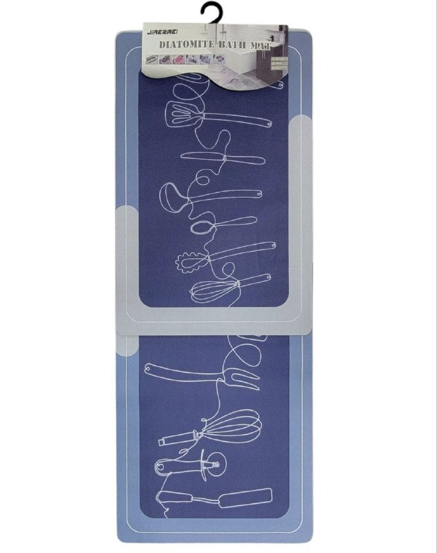 SET DE ALFOMBRAS DE COCINA ANTIDESLIZANTE, SUAVE, LAVABLE Y CON ESTAMPADO 2PCS JIRERMEI