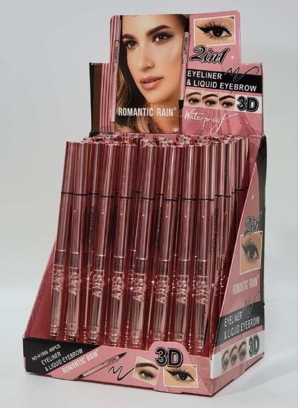 DELINEADOR DE OJOS Y CEJAS  DUPE MAYBELLINE SKY HIGH LIQUIDO IMPERMEABLE ROMANTIC RAIN 3D