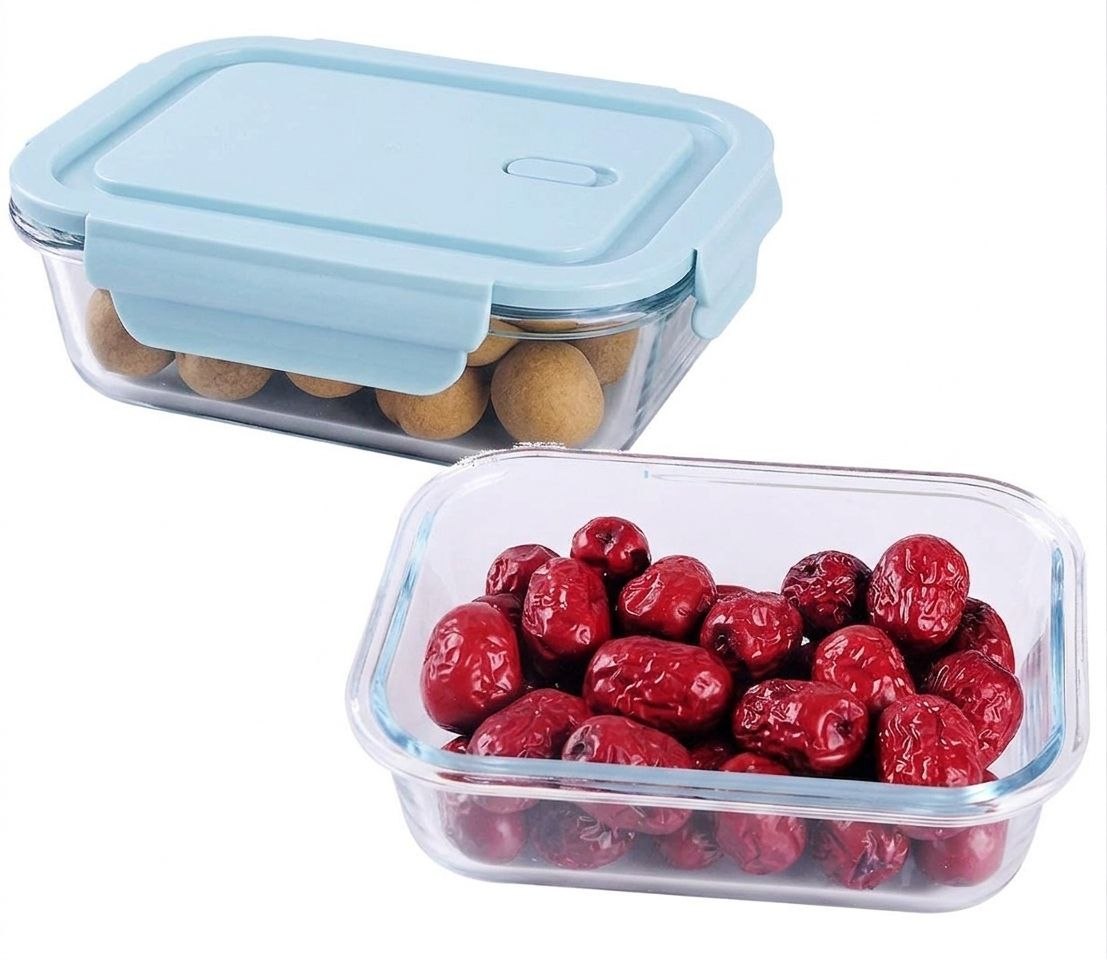 RECIPIENTE PANA PARA ALIMENTOS DE VIDRIO HERMETICO CON VALVULA DE VAPOR 18X13CM