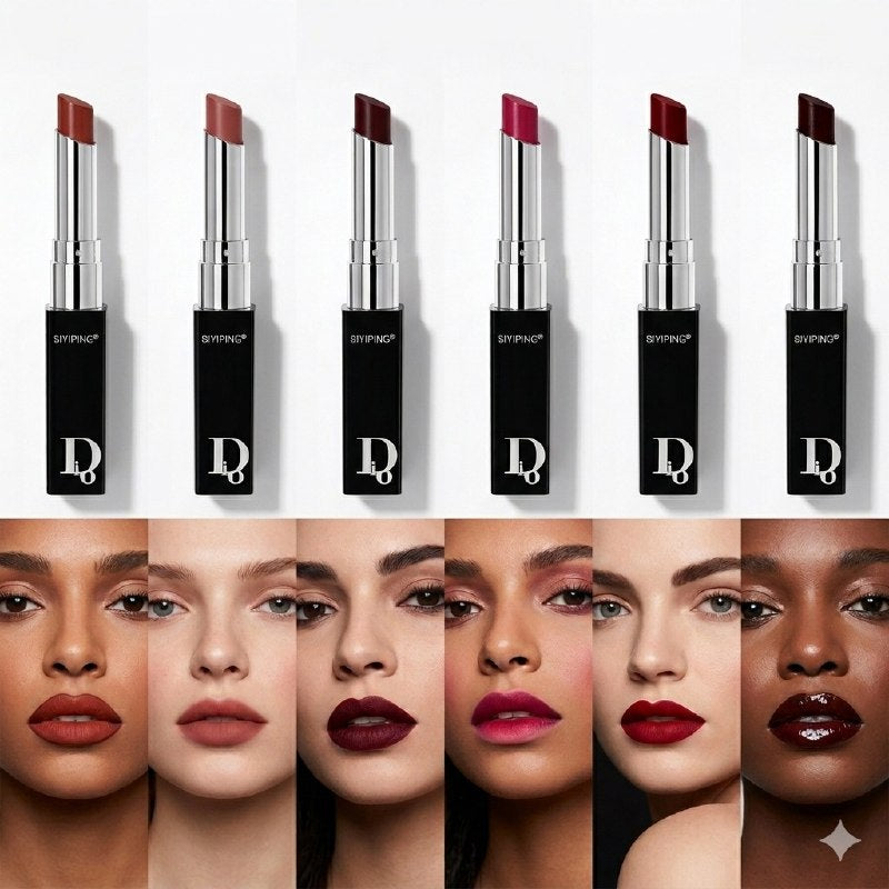 BRILLO LABIAL DE ACABADO MATE Y ALTA FIJACION SIYIPING 3.8G (DUPE DE DIOR)