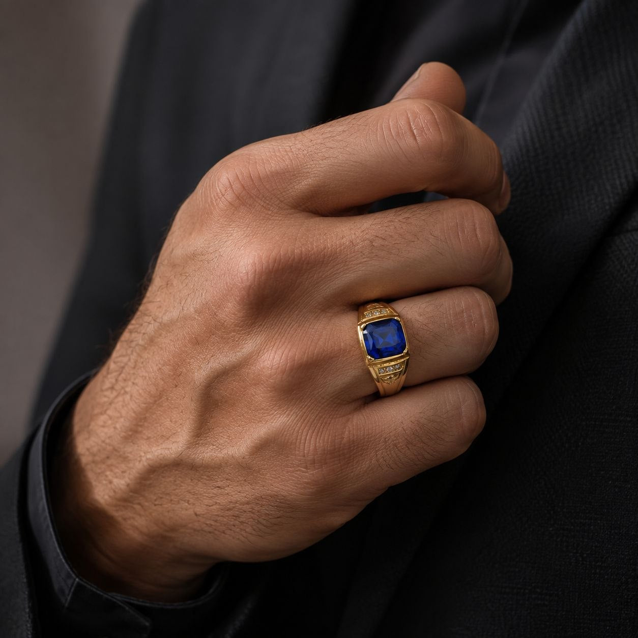 ANILLO DE ENCHAPE PARA CABALLERO