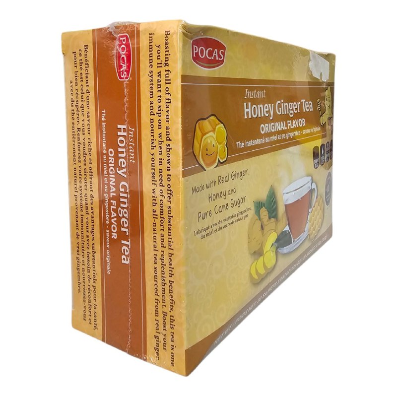 TE DE MIEL Y JENGIBRE FORTALECE EL SISTEMA INMUNOLOGICO Y NUTRE NATURALMENTE POCAS TEA 20UND