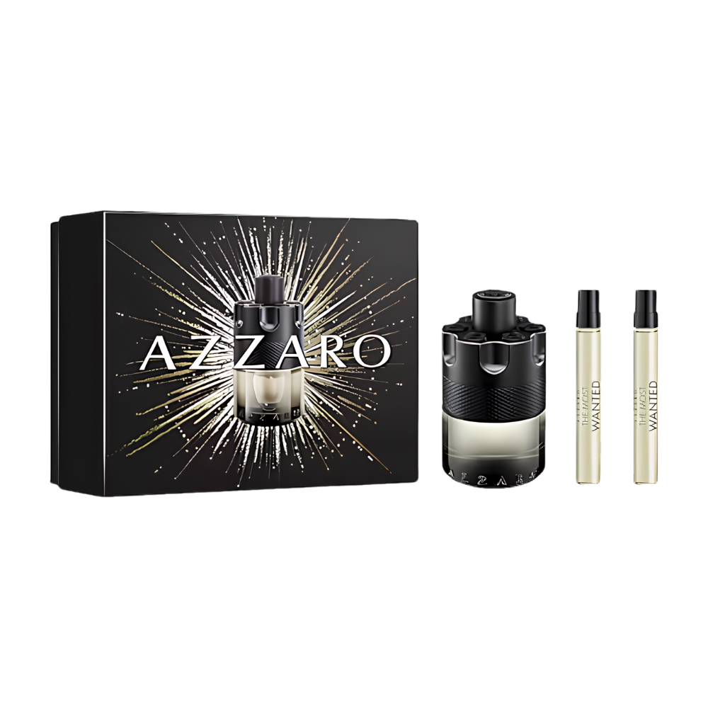 SET AZZARO THE MOST WANTED INTENSE EDT 100ML EDT 10ML EDT 10ML (H)