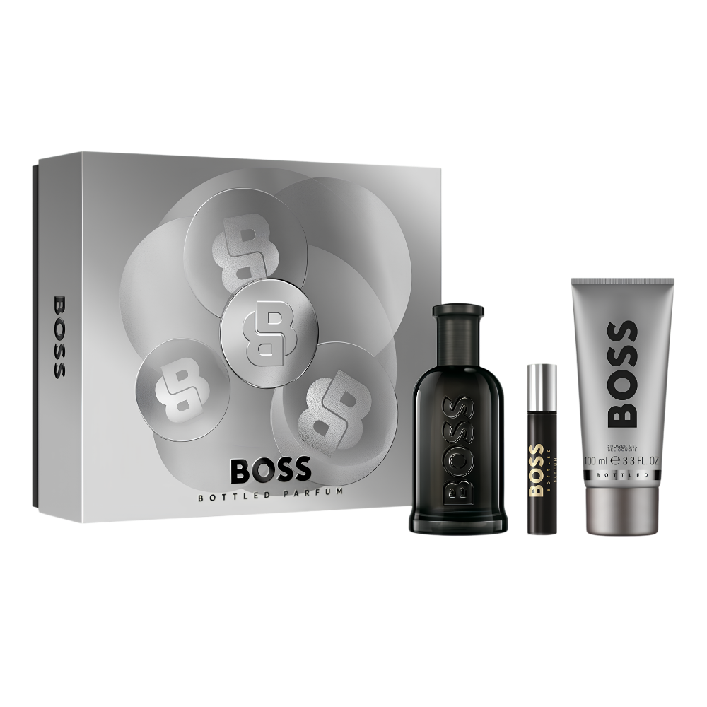 SET HUGO BOSS BOTTLED PARFUM 100ML PARFUM 10ML GEL DE DUCHA 100ML (H)