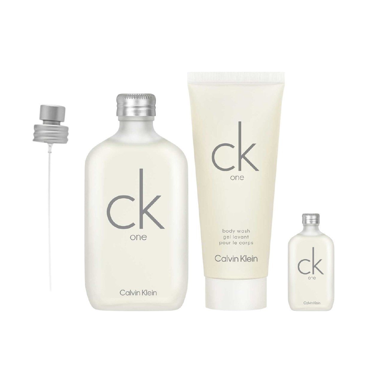 SET CALVIN KLEIN CK ONE EDT 100ML EDT 15ML GEL DE DUCHA 100ML (M)