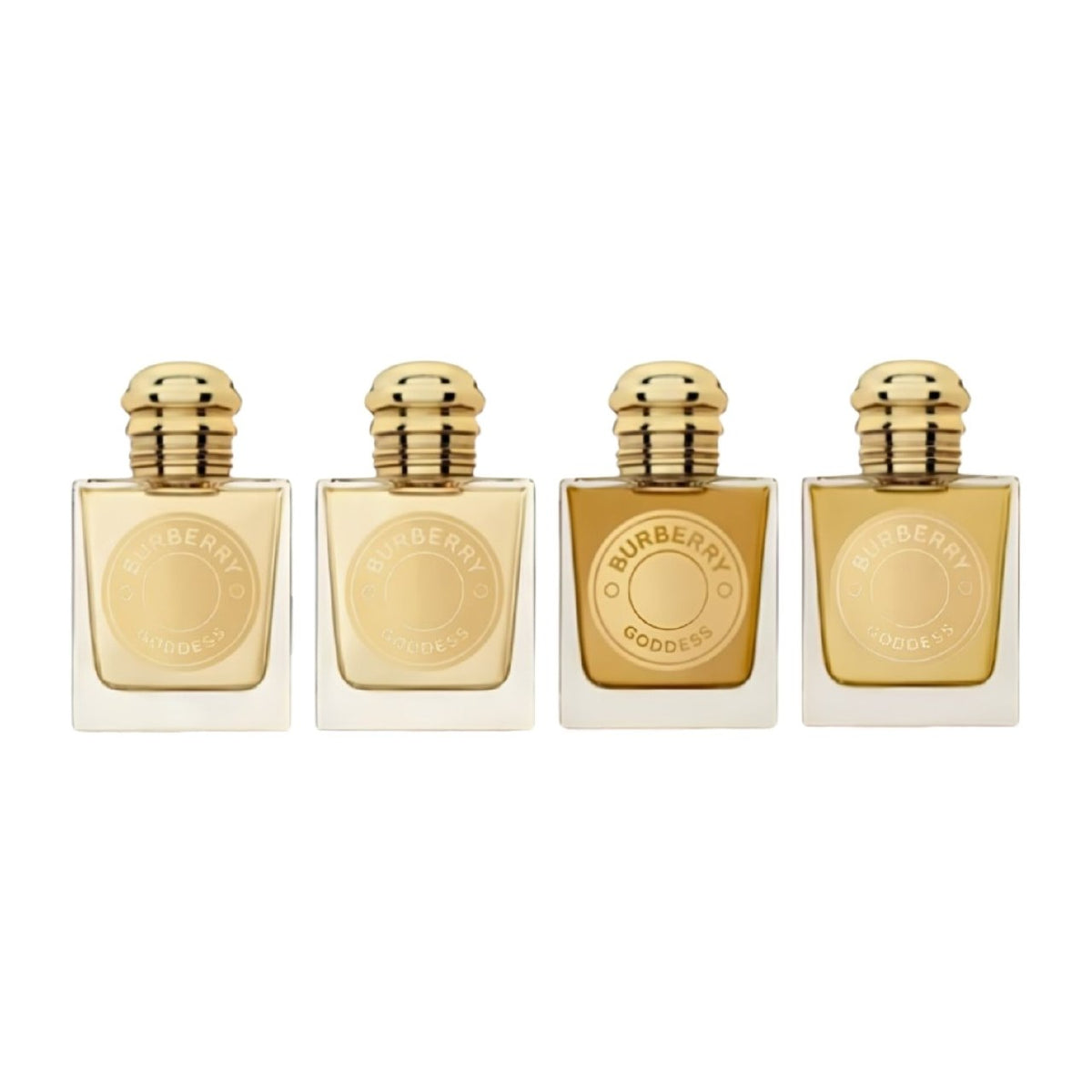 SET MINI BURBERRY GODDESS EDP 5MLX2 EDP INTENSE 5ML PARFUM 5ML (M)