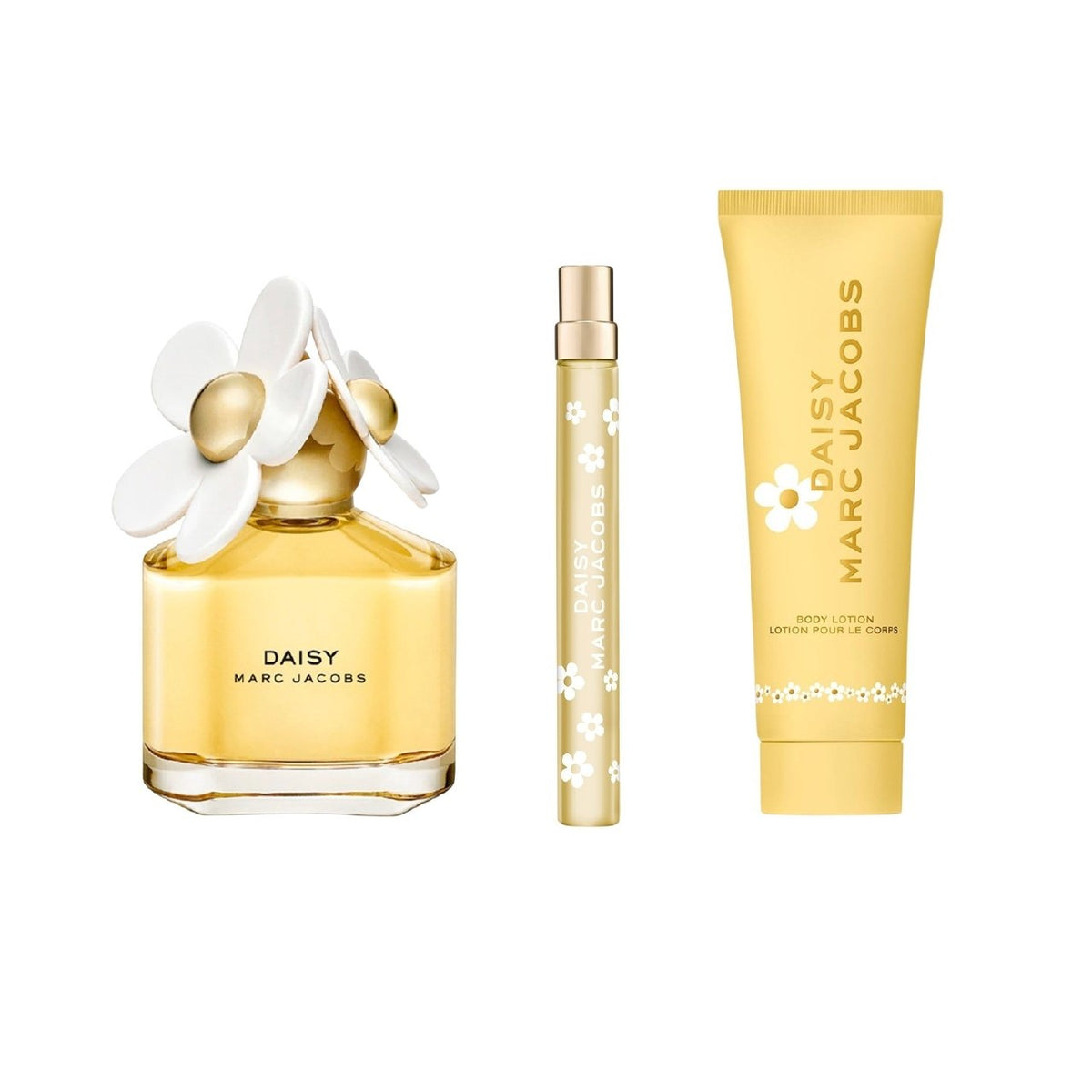 SET MARC JACOBS DAISY EDT 100ML EDT 10ML CREMA CORPORAL 75ML (M)
