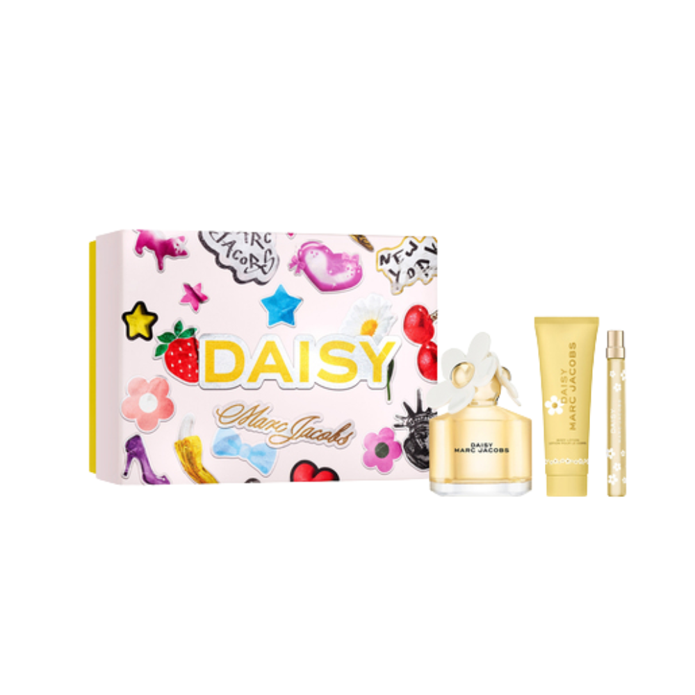 SET MARC JACOBS DAISY EDT 100ML EDT 10ML CREMA CORPORAL 75ML (M)
