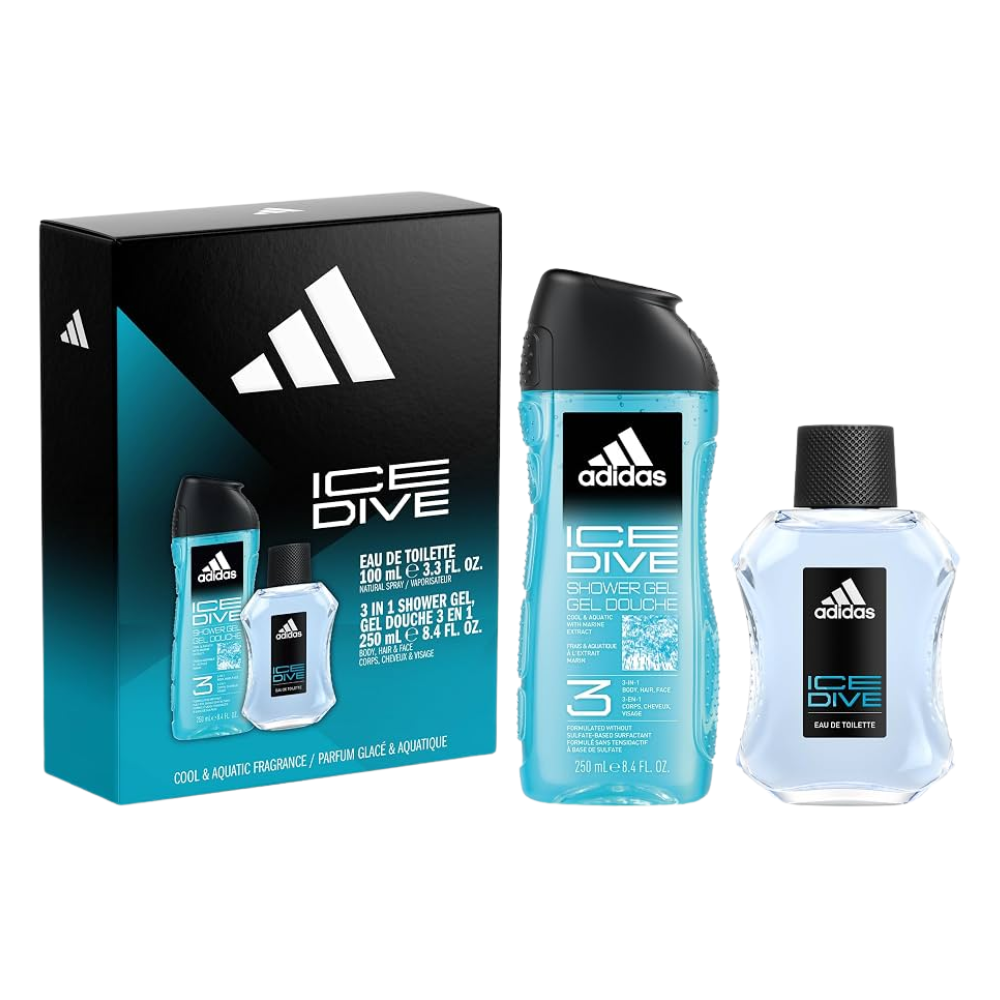 SET ADIDAS ICE DIVE EDT 100ML GEL DE DUCHA 250ML (H)