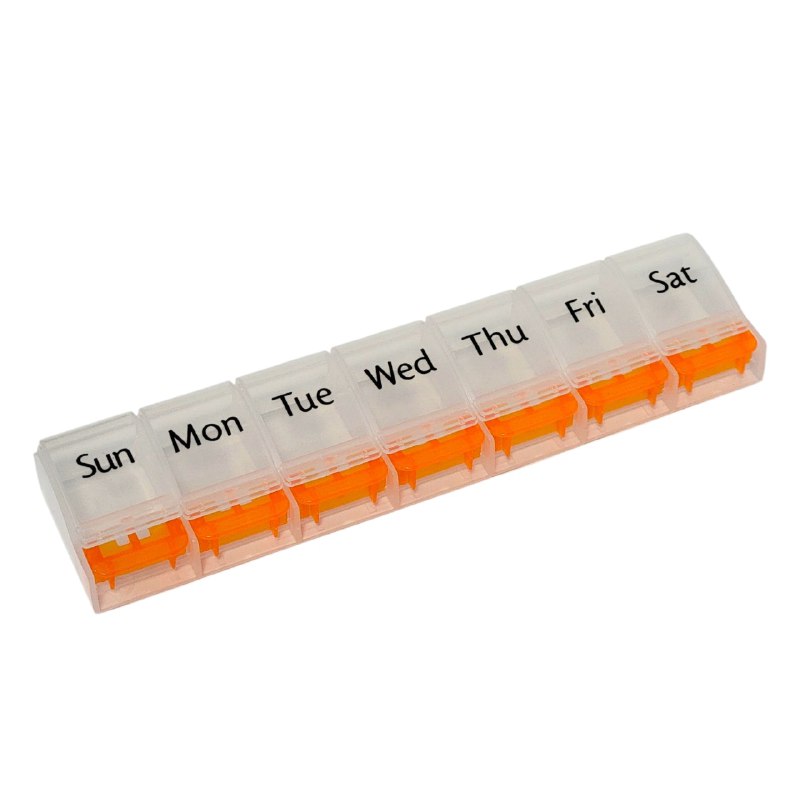 ORGANIZADOR DE PASTILLAS SEMANAL COMPACTO Y LIGERO STAY BEAUTIFUL 5.2X22CM