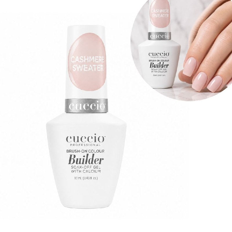 GEL CONSTRUCTOR, FORTIFICANTE Y NIVELADOR DE UÑAS NATURALES CON CALCIO TONO NUDE ROSA NATURAL CUCCIO 13ML
