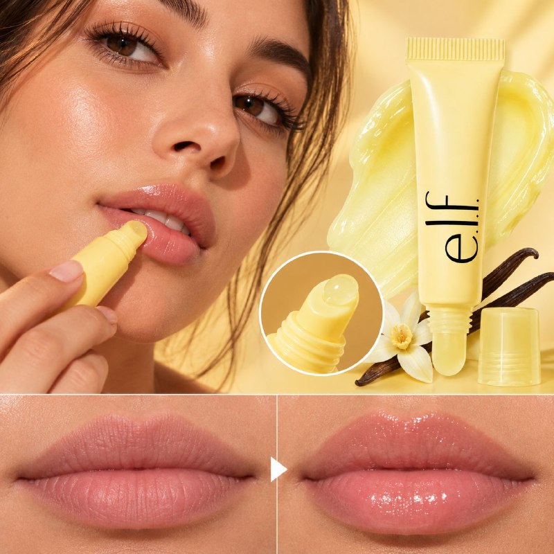 BALSAMO LABIAL HIDRATANTE Y SUAVIZANTE SABOR VAINILLA ELF 6G