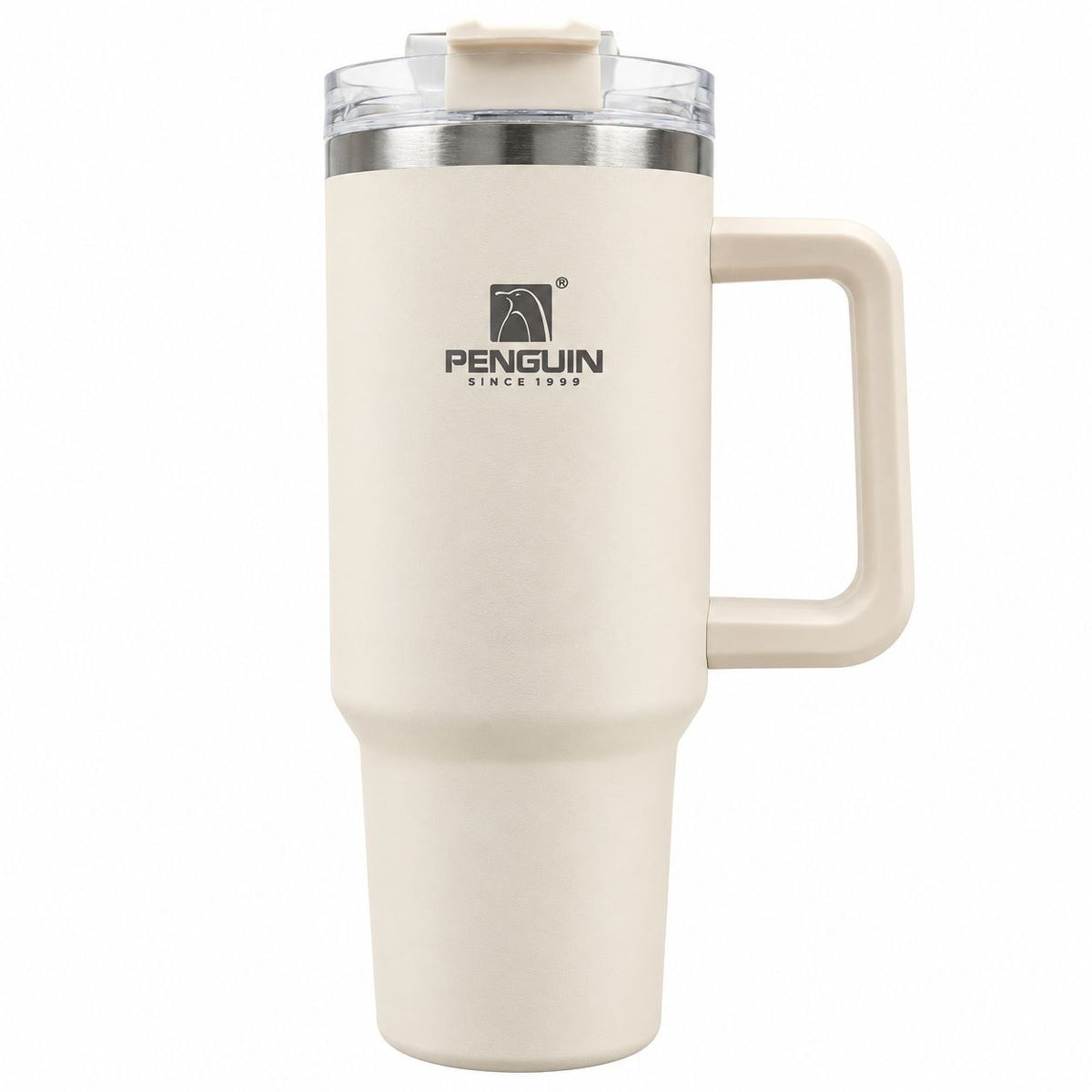 VASO TÉRMICO CON ASA Y PAJILLA PENGUIN 1200ML