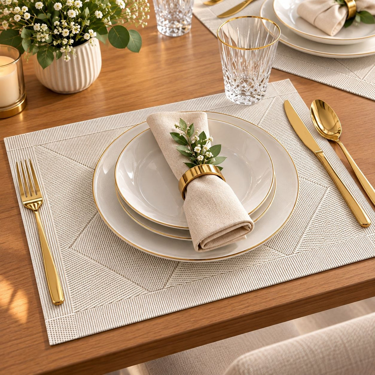 MANTEL INDIVIDUAL DE MESA LUXURY HOME LINENS