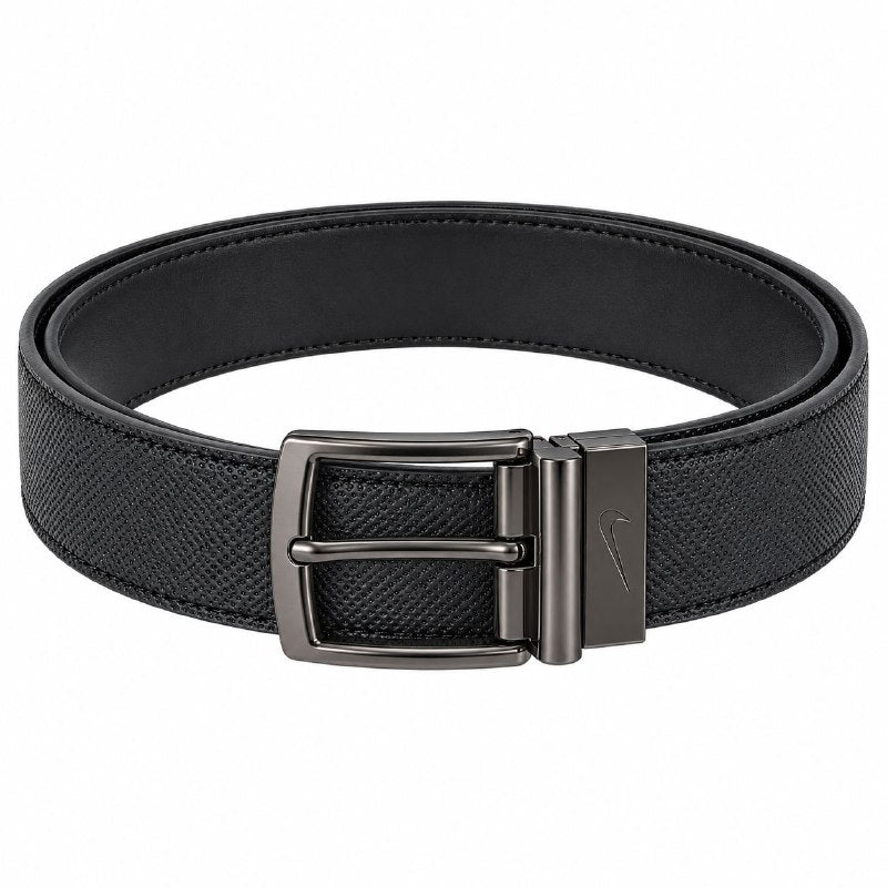 FAJA ORIGINAL NIKE REVERSIBLE PARA CABALLERO COLOR NEGRO Y CAFÉ  TALLA L 38-40