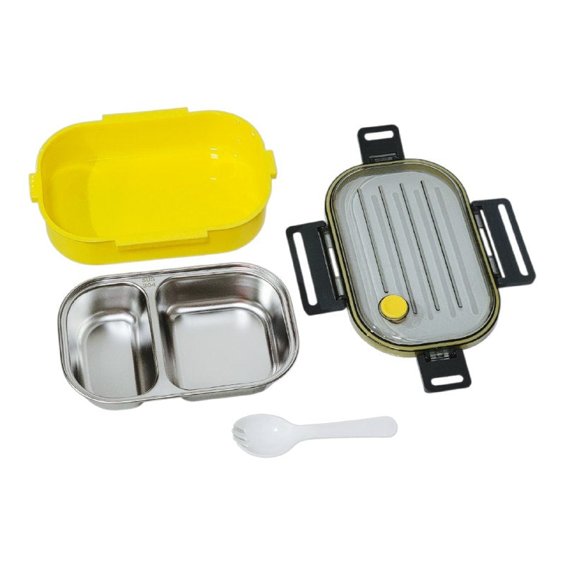 RECIPIENTE PANA PARA ALIMENTOS HERMERICO DE ACERO INOXIDABLE LOTUS 500ML