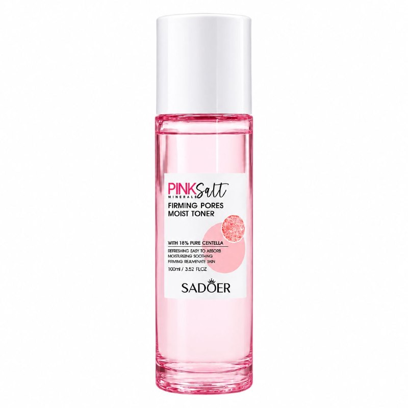TONICO FACIAL CALMANTE Y TONIFICANTE CON SAL ROSA DEL HIMALAYA Y CENTELLA ASIATICA SADOER 100ML