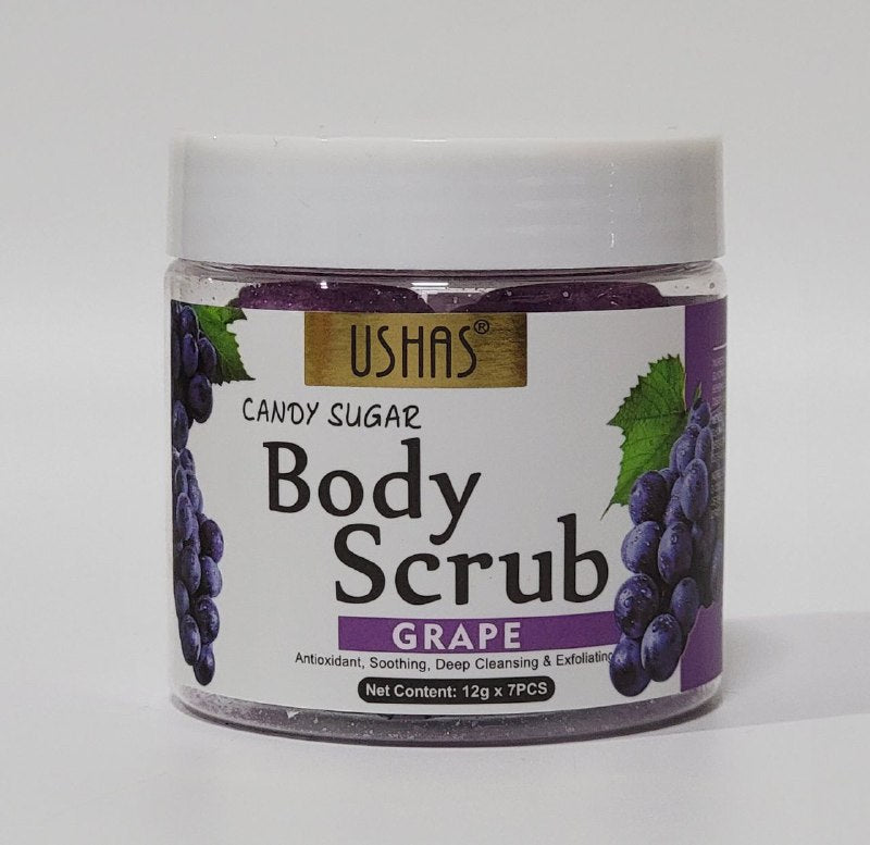 EXFOLIANTE CORPORAL DE UVA ANTIOXIDANTE USHAS 12GX7UND