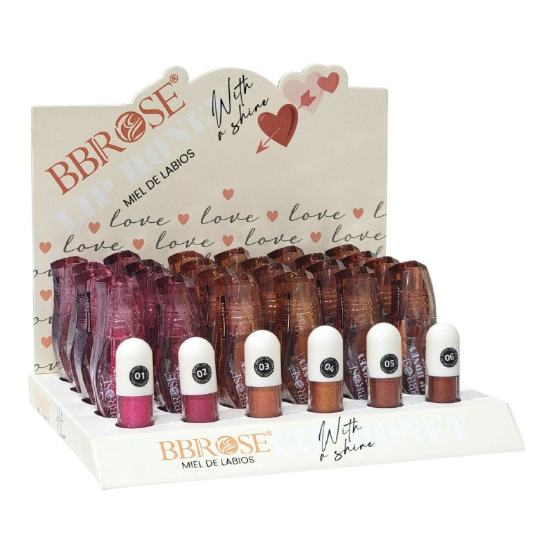 BRILLO LABIAL LIP MIEL CON BRILLO HIDRATANTE DE LARGA DURACION BBROSE 3G
