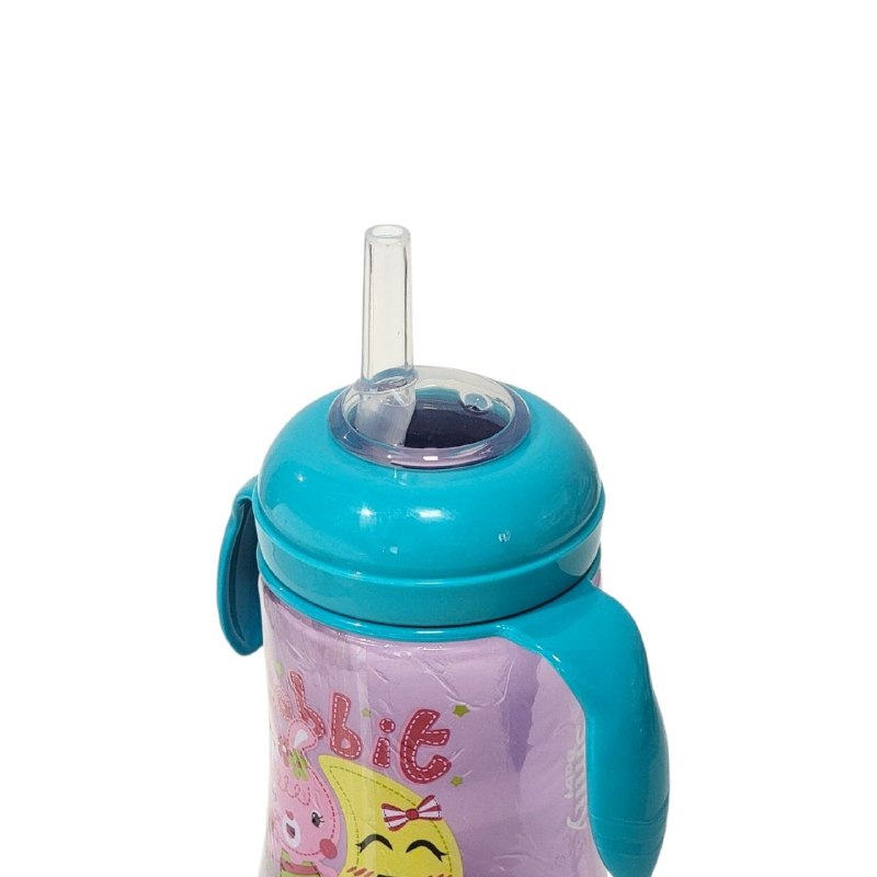 VASO ENTRENADOR ANTIDERRAME CON VALVULA ANTICOLICO PARA BEBES SMILY BABY 250ML