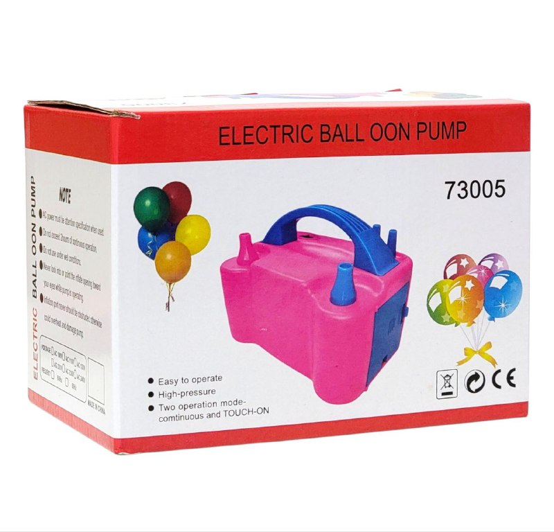 MAQUINA INFLADORA BOMBA ELECTRICA PARA INFLAR GLOBOS ELECTRIC BALL OON PUMP 73005