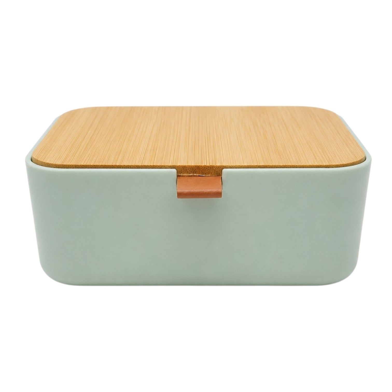 MINI ORGANIZADOR CON ESPEJO COMPACTO PARA RETOQUES RÁPIDOS DE MAQUILLAJE 15x15CM