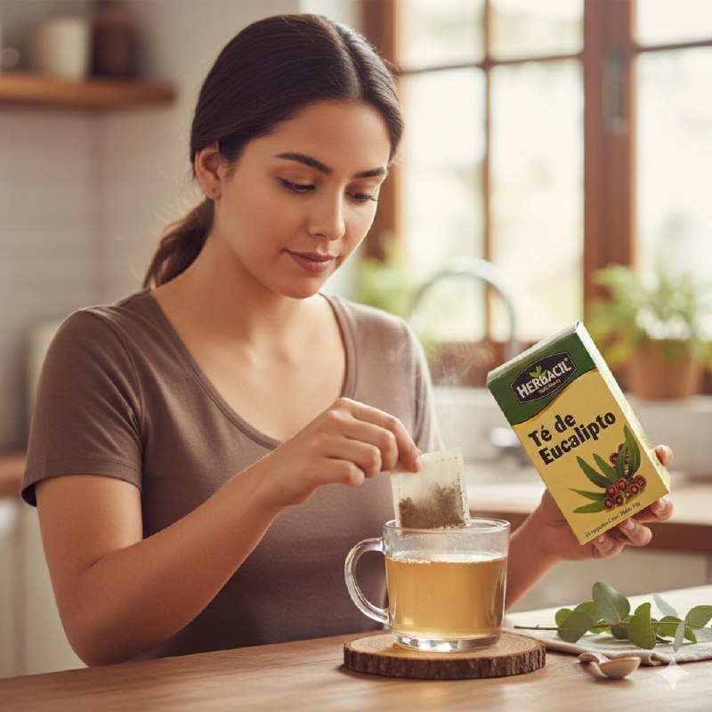 TE DE EUCALIPTO NATURAL QUE ALIVIA EL RESFRIADO Y GRIPE HERBACIL 25UND