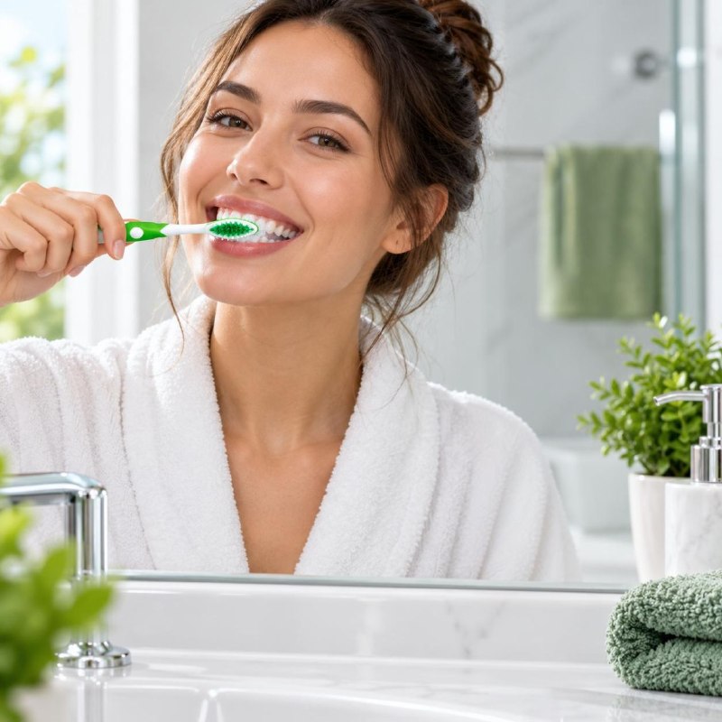 CEPILLO DE DIENTES DE LIMPIEZA PROFUNDA CON TAPA PROTECTORA MATRIX 19CM
