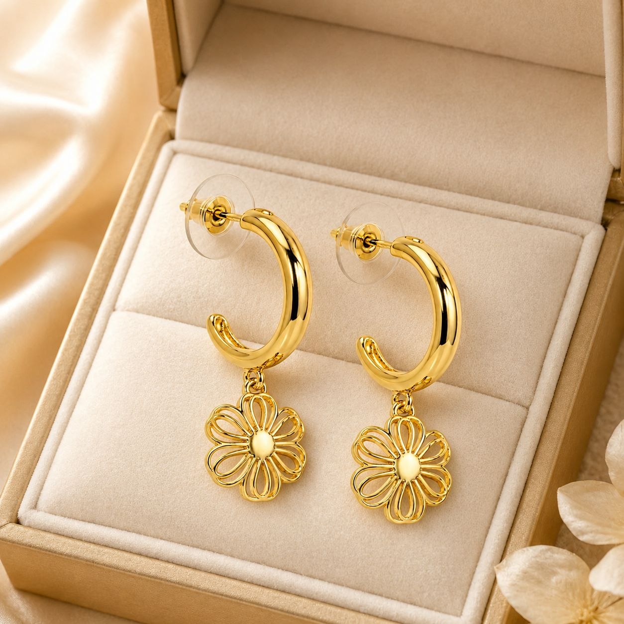 ARGOLLAS DE ACERO INOXIDABLE CON BAÑO DE ENCHAPE