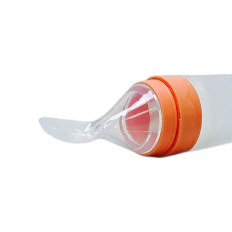 CUCHARA DE SILICONA DISPENSADORA DE ALIMENTOS PARA BEBES GENIAL 105ML