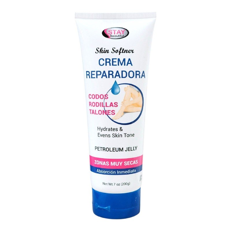 CREMA CORPORAL REPARADORA Y ACLARANTE PARA ZONAS ASPERAS COMO CODOS, RODILLAS Y TALONES STAY BEAUTIFUL 200G