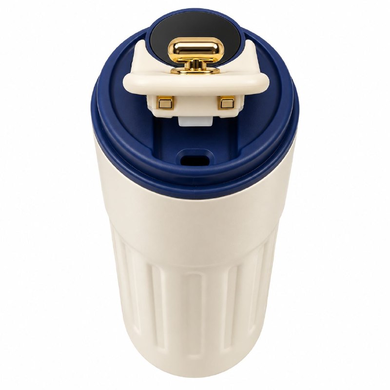 VASO TERMICO DE ACERO INOXIDABLE CON PANTALLA DIGITAL DE TEMPERATURA 16CM