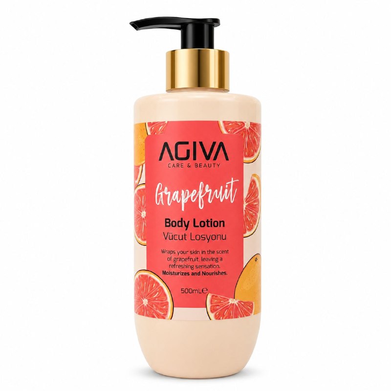 CREMA CORPORAL HIDRATANTE Y NUTRITIVA DIARIA CON AORMA A TORONJA AGIVA 500ML