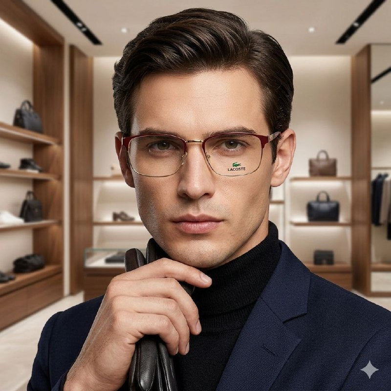 LENTES ORIGINALES PARA GRADUAR PARA CABALLERO LACOSTE