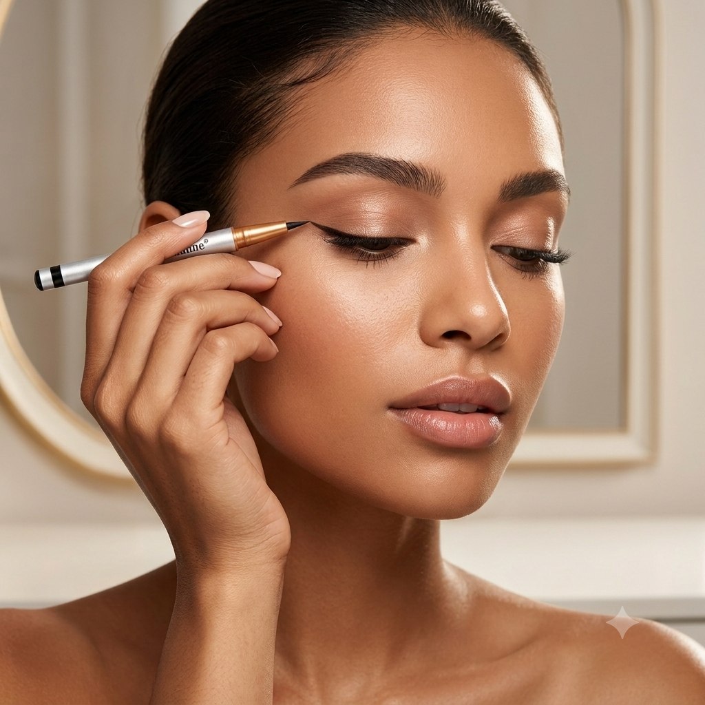 SET DE OJOS CON RIMEL EFECTO DE PESTAÑAS POSTIZAS DELINEADOR DE OJOS Y LAPIZ PARA CEJAS 3PCS MILLION PAULINE (DUPE DE MAX FACTOR)