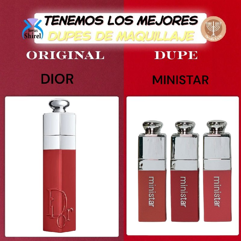 BRILLO LABIAL REVITALIZADOR DE ACIDO HIALURONICO MINISTAR 12ML (DUPE DE DIOR)