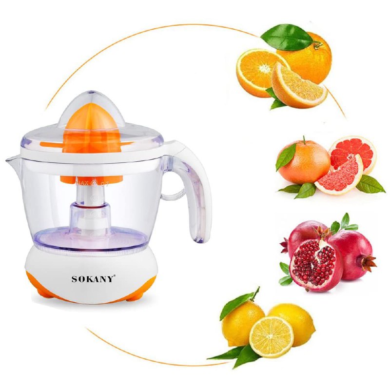 MAQUINA EXTRACTOR DE JUGO, EXPRIMIDOR DE CITRICOS, WK-725, 45W, 700ML SOKANY