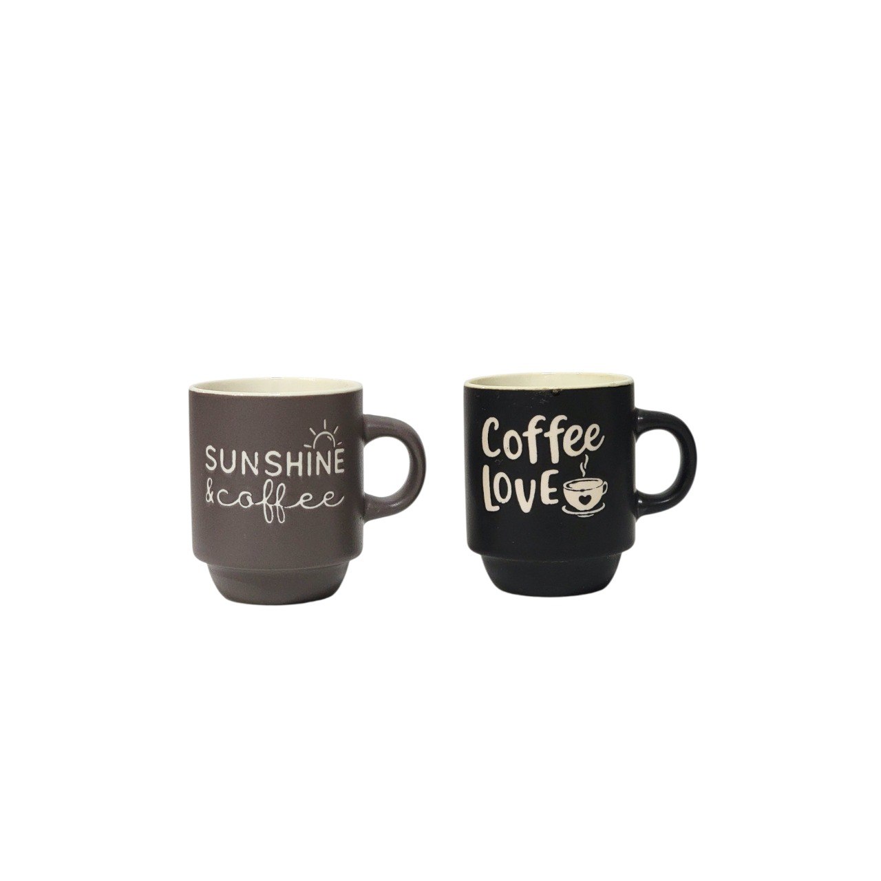 SET DE TAZAS DE ESPRESSO 4PCS LIFEART 6X7CM 120ML