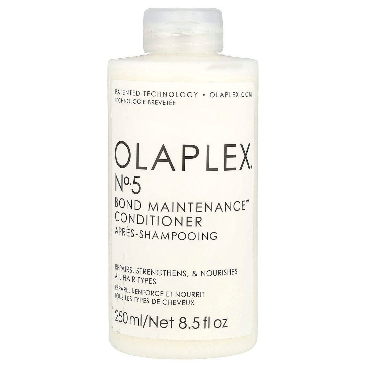 ACONDICIONADOR REPARADOR DE ALTA GAMA CON TECNOLOGIA PATENTADA N°5 OLAPLEX 250ML